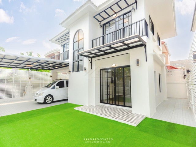 ขายบ้านเดี่ยว 52 ตรว หมู่บ้านรัชดา 3 ลาดพร้าว 80 รีโนเวทใหม่ สไตล์ Modern Luxury เรียบหรู ดูแพง