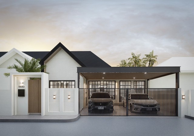 หมู่บ้านพร้อมพันธุ์ป่าคลอกภูเก็ต บ้านแฝดสร้างใหม่ 40วา 3ห้องนอน 2ห้องน้ำ ใกล้เทศบาลตำบลป่าคลอก