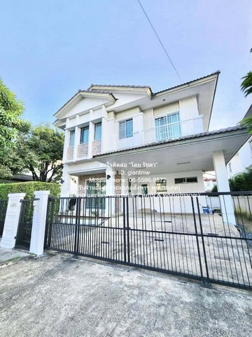 บ้าน ให้เช่าบ้านเดี่ยว 2 ชั้น ในหมู่บ้าน ติดถนนกาญจนาภิเษก และอยู่ใกล้สนามบินสุวรรณภูมิ 64 ตร.ว. 3 น 3 น้ำ ราคา 50,000 บาท/เดือน 64 ตร.วา 3ห้องนอน3BR 50000 THB ราคาจับต้องได้ กรุงเทพ