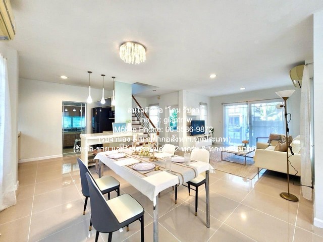 บ้าน ให้เช่าบ้านเดี่ยว 2 ชั้น ในหมู่บ้าน ติดถนนกาญจนาภิเษก และอยู่ใกล้สนามบินสุวรรณภูมิ 64 ตร.ว. 3 น 3 น้ำ ราคา 50,000 บาท/เดือน 64 ตร.วา 3ห้องนอน3BR 50000 THB ราคาจับต้องได้ กรุงเทพ