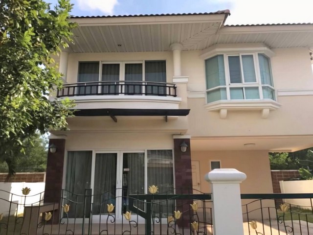 ให้เช่า บ้านเดี่ยว2ชั้น 64ตรว. ถนนร่มเกล้า เขตมีนบุรี ติดถนนใหญ่ ใกล้มหาวิทยาลัยเกษมบัญฑิต