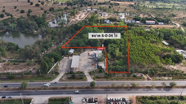 ขายด่วนน ที่ดิน 6 ไร่ ติดถนนใหญ่ หน้าตั้งงี่สูน (นาดี)
