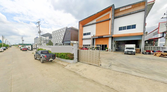 พร้อมออฟฟิศ 2ชั้น ถ.เศรษฐกิจ1 พระราม 2 รร.เทศบาลนาดี 1.3 กม. เช่า-ขายโรงงาน 1.6ไร่ 1,380 ตร.ม. ตลาดมหาชัย 3.0 กม.