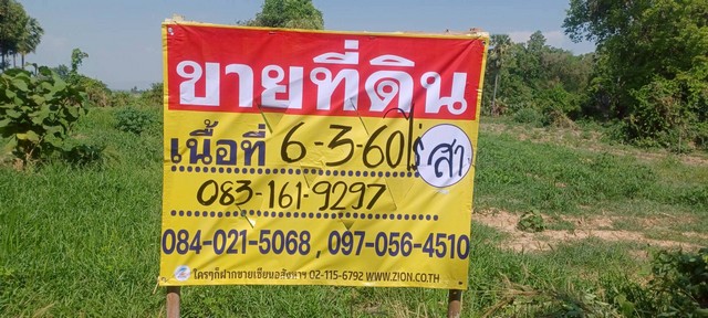 ขายที่ดินในชุมชน  ราคาถูก  6-3-60 ไร่   บ้านคลองช้าง  วัดโบสถ์  พิษณุโลก