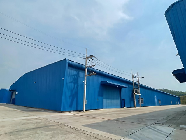 ให้เช่าโรงงานและคลังสินค้า หนองใหญ่ จังหวัดชลบุรี   8,000 ตรม.อยู่ในเขต Free zone ผังม่วง 