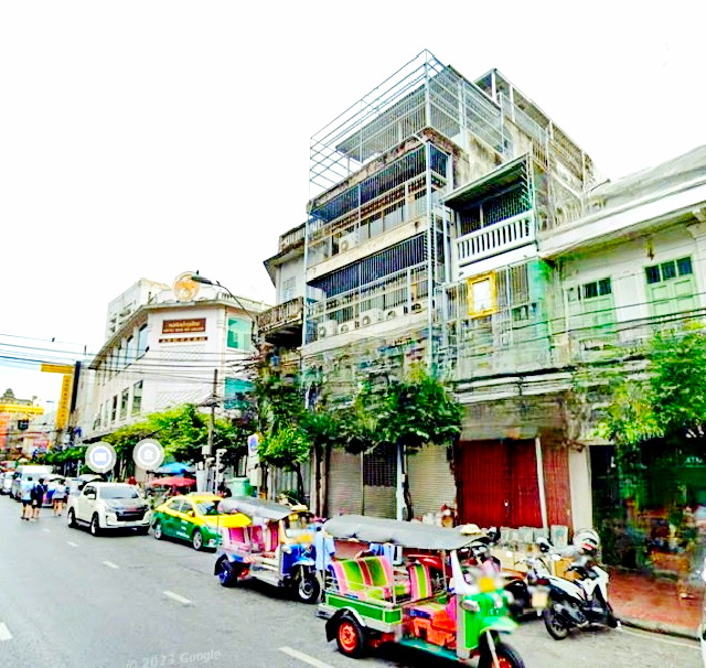 ทำเลทองของเยาวราช MRT สามยอด 600 ม.ให้เช่าอาคารพาณิชย์ 5 ชั้น 2 คูหา 30 ตร.วา.600 ตร.ม. 5 นอน 5 น้ำ