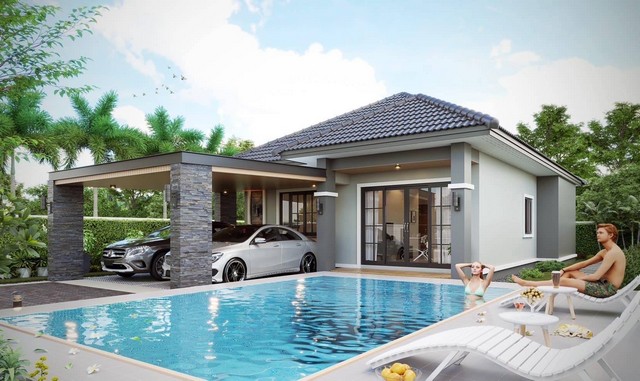 For Sales : Thalang, Brand New Thai Style Pool Villa, 3 bedrooms 2 bathrooms