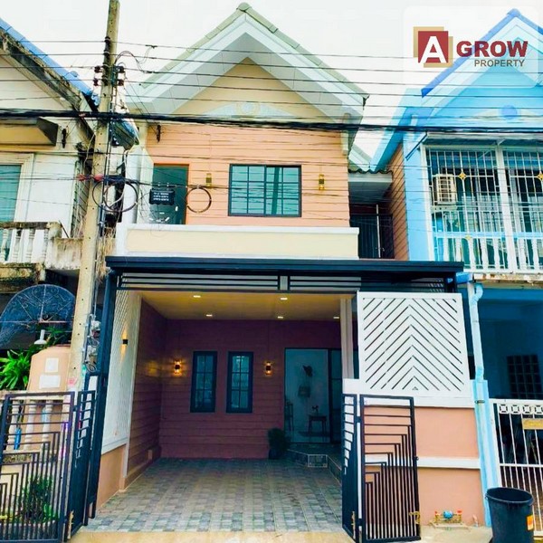 หมู่บ้านแดนทอง สุขาภิบาล 5 ซอย 20 เฟอร์นิเจอร์ครบ ตกแต่งใหม่พร้อมอยู่