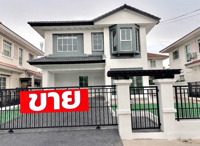 ขาย ชัยพฤกษ์ (บางบัวทอง) โซนบนเนิน ใกล้เซ็นทรัลเวสต์เกต , MRTสายสีม่วง ภายใต้โครงการของ Land and House  หมู่บ้านสะอาด ปลอดภัย