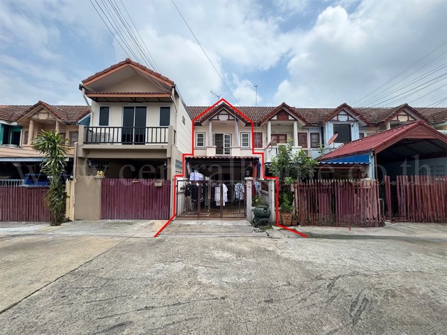 ทาวน์เฮ้าส์ ฟลาวเวอรี่โฮม ซอยวัดสลักเหนือ ใกล้เมืองทองธานี