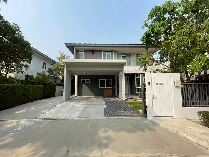 ให้เช่าบ้านเดี่ยวหรู 2 ชั้น มัณฑนา บางนา - วงแหวน พื้นที่ 75.5 ตรว 4นอน 5น้ำ ทำเลดี ใกล้สนามบินสุวรรณภูมิ - ghd000608R