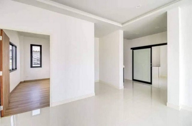 บ้านสร้างใหม่ 2 ชั้น สไตล์โมเดิร์นนอร์ดิก ตกแต่งสไตล์ญี่ปุ่น หางดง