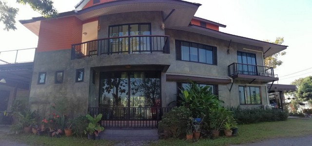 ขายบ้านสวย​สไตล์ลอฟท์2ชั้น 2หลัง รวม6นอน6น้ำ 1ไร่1งาน 7.5ลบ. ฟรีโอน ต.ต้นเปา อ.สันกำแพง เชียงใหม่