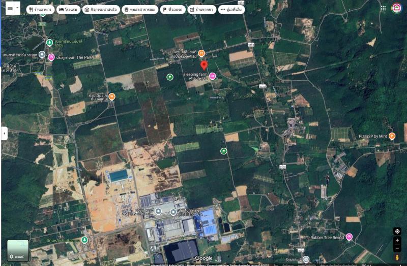 ขายที่ดินผังสีม่วงลาย สำหรับสร้างโรงงาน ใกล้นิคมหลักชัยเมืองยาง เนื้อที่ 153 ไร่ ขายไร่ละ 1.8 ล้าน   อ.เมือง จ.ระยอง