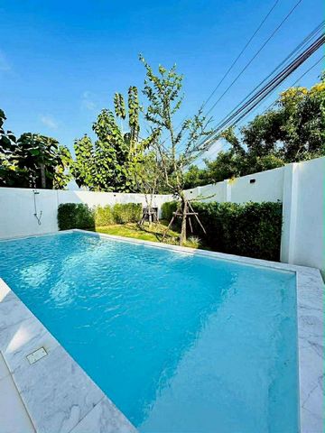 ให้เช่า Pool Villa 2 ชั้น 79,000 บาท – #สันผักหวาน #หางดง บ้านพร้อมเฟอร์นิเจอร์บิ้วท์อินทั้งหลัง #น้ำไม่ท่วม | #รับสัตว์เลี้ยง