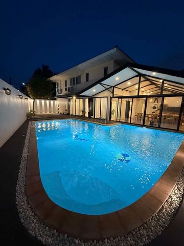 บ้านพูลวิลล่าให้เช่าเดือนละ 65,000 บาท 95 ตรว. 5 นอน 4 น้ำ #ศุภาลัยพาร์ควิลล์ #ช้างเผือก บ้าน 2 ชั้น #เฟอร์นิเจอร์ครบ #พร้อมเข้าอยู่ได้เลย