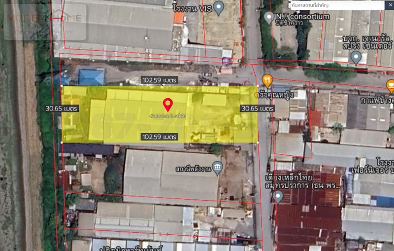 ขายถูกมากที่ดินแถมโกดัง เนื้อที่ 1-3-76 ไร่ ขายยกแปลง 25 ล้าน บางพลี สมุทรปราการ