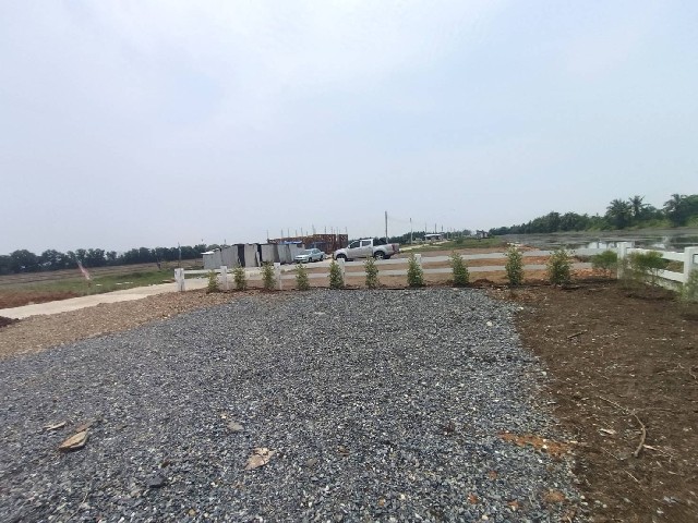 ขายที่ดินเปล่า ถมแล้ว เนื้อที่ 58.50 ตารางวา แปลงท้ายซอยติดคลอง หนองจอก กรุงเทพ