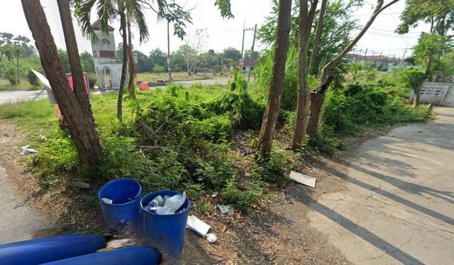 ขายที่ดินเปล่า 273 ตรม. อยู่หน้าหมู่บ้านณัฐวดี ใกล้ถนนรังสิต-นครนายก คลอง 8-9