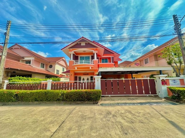 ขายบ้านเดี่ยว 2 ชั้น โครงการมณีรินทร์เพลส 1 ศรีราชา ชลบุรี FP-H0663