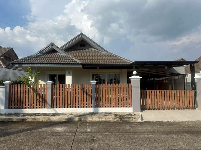 บ้านเดี่ยวชั้นเดียว รีโนเวมใหม่ โครงการ สมหวังพร็อพเพอร์ตี้ หางดง 