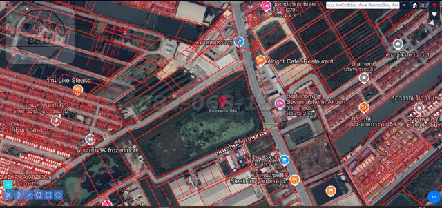 ขายที่ดินทำเลทอง สร้างหมู่บ้าน ติดถนนวัดศรีวารีน้อย ผังสีเหลือง เนื้อที่ 29-2-86.4 ไร่ ขายไร่ละ 13 ล้าน บางเสาธง สมุทรปราการ