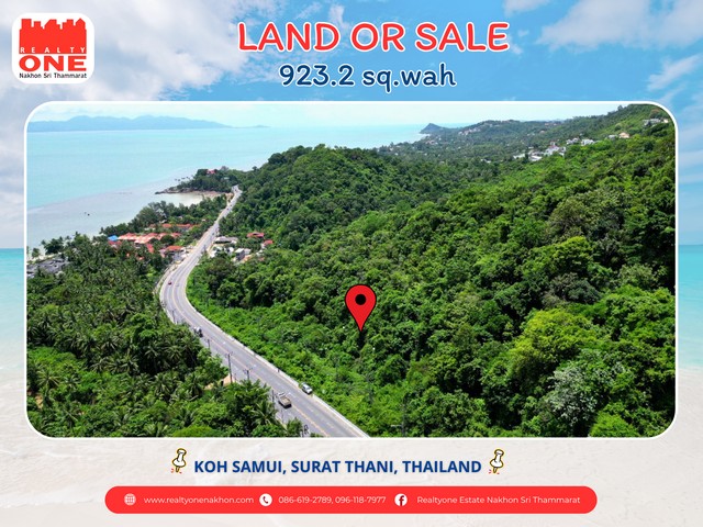 ที่ดินเปล่าวิวทะเล + ภูเขา เกาะสมุย | แปลงสวย วิวหลักล้าน