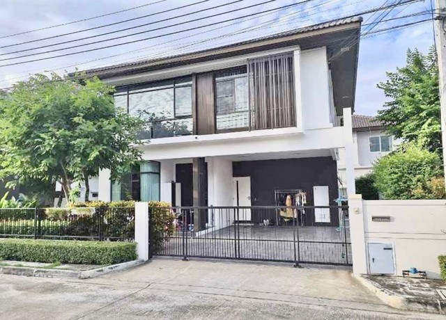 LV53175 ให้เช่า บ้านเดี่ยวมัณฑนาเลควัชรพล โครงการ 2 บ้านพร้อมเฟอร์นิเจอร์ ใกล้ซอยรามอินทรา 65