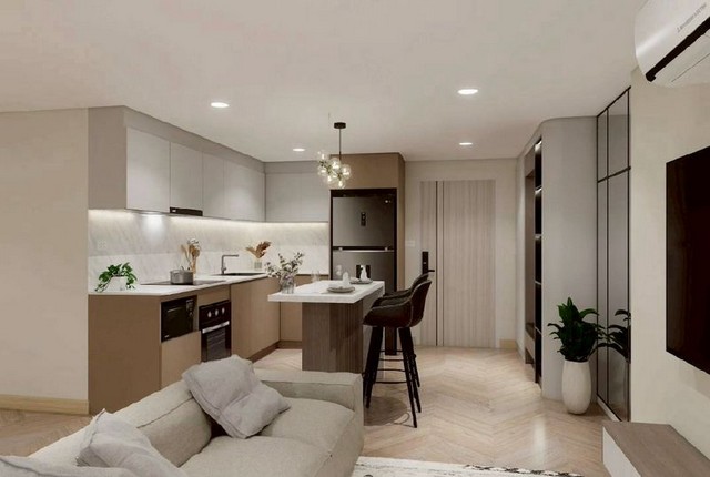 ศรีธนา2 คอนโด ตกแต่งหรูหรา โมเดิร์นลักชูรี่