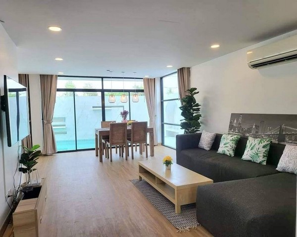 พูลวิลล่า 2 ชั้น สไตล์โมเดิร์น เฟอร์ทั้งหมด พร้อมเข้าอยู่ โซนแม่เหียะ