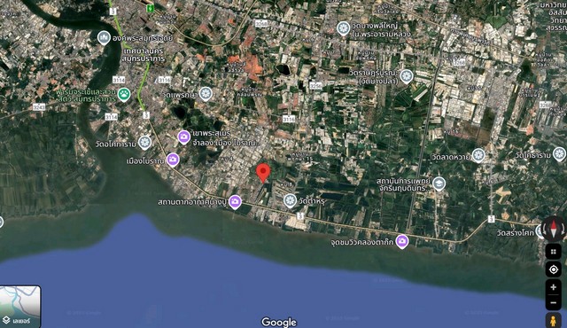 ขายที่ดินอำเภอเมืองสมุทรปราการ ใกล้สนามกอล์ฟบางปู ขายที่ดินถนนเทศบาลบางปู ซอย1