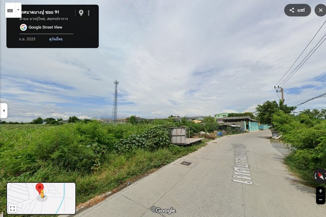 ขายที่ดินอำเภอเมืองสมุทรปราการ ใกล้สนามกอล์ฟบางปู ขายที่ดินถนนเทศบาลบางปู ซอย1