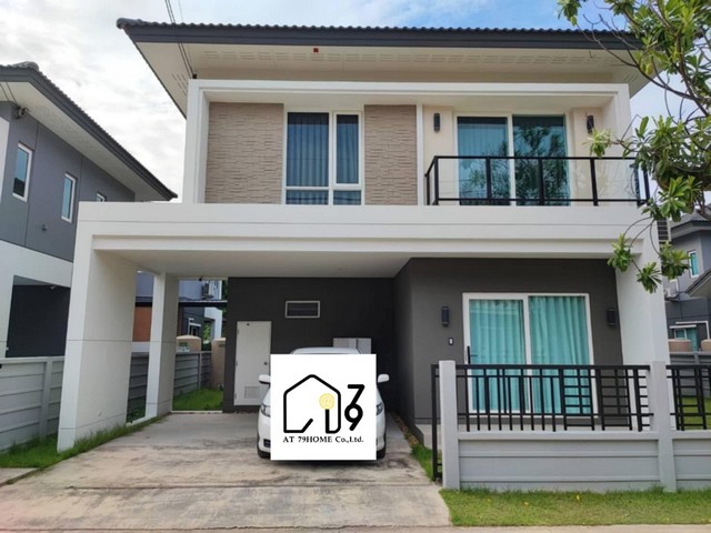 ให้เช่าบ้านเดี่ยว2ชั้น บ้านใหม่ใกล้รพ.กรุงเทพระยอง พร้อมเฟอร์นิเจอร์ครบ