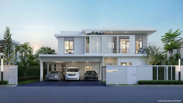 HR2508ให้เช่าบ้านเดี่ยว ตกแต่งสวย โครงการมัณฑนา บางนา กม.15 ใกล้สนามบินสุวรรณภูมิ