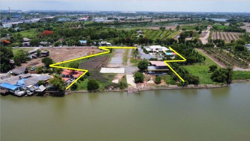 ขายที่ดินพร้อมสิ่งปลูกสร้าง วิวแม่น้ำเจ้าพระยา อำเภอสามโคก จังหวัดปทุมธานี