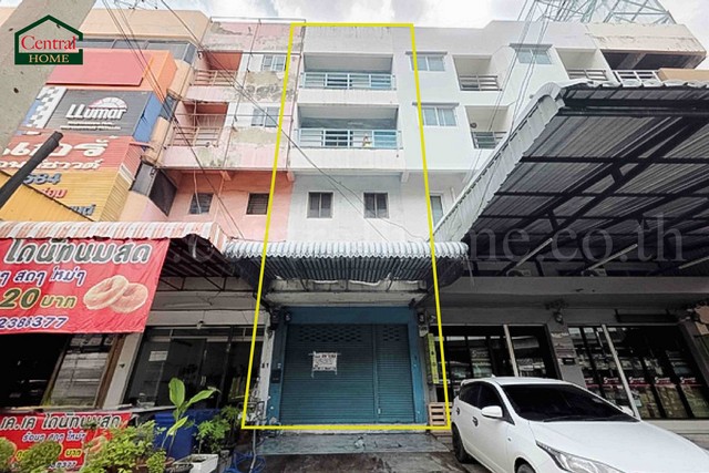 อาคารพาณิชย์ 4 ชั้นครึ่ง สี่แยกสวนสมเด็จ ปทุมธานี ใกล้ โรบินสัน ศรีสมาน