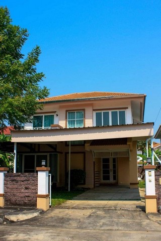 บ้านเดี่ยว 2 ชั้น พร้อมผู้เช่า ร่มรื่น โครงการ วรารมย์ สันกลาง สันกำแพง 