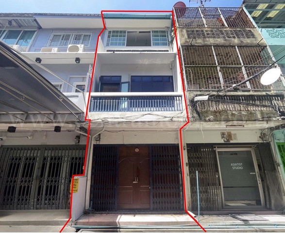 อาคารพาณิชย์ 3 ชั้น ซอยเจริญกรุง 61 สาทร รีโนเวทใหม่