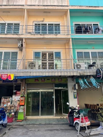 อาคารพาณิชย์มือสอง 3 ชั้น ทำเลดี แหล่งชุมชน ติดตลาดไนท์ บางเสร่ ชลบุรี FP-B0751 