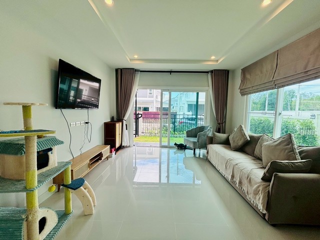 For Rent : Ratsada-Mueng, 2-story detached house, 3 Bedrooms 3 Bathrooms