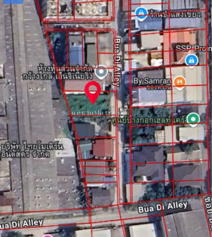 ขายที่ดิน 76 ตารางวา  ซอยบัวดี ซอยเทียนทะเล7 แยก6-5  แสมดำ   บางขุนเทียน