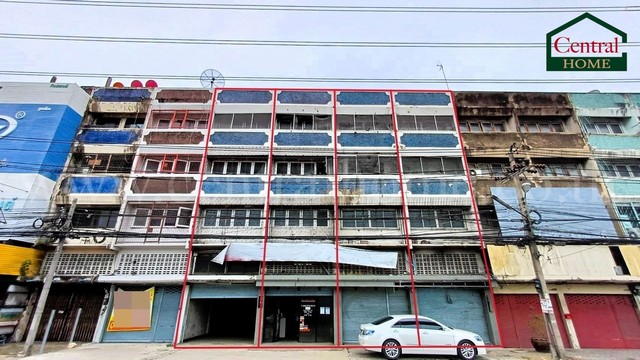 P1 อาคารพาณิชย์ 4 คูหา  ทำเลทองใกล้รถไฟฟ้าสายสีชมพู ติดถนนติวานนท์