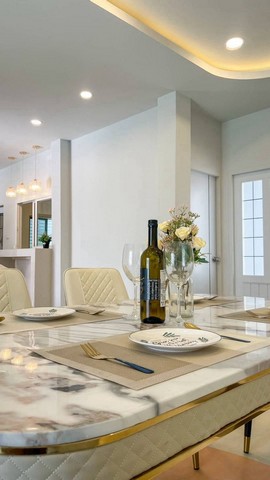 บ้านเดี่ยว2 ชั้น  มบ.อัมพรเพลส ศรีราชา บ้านรีโนเวทใหม่ TP-H1345