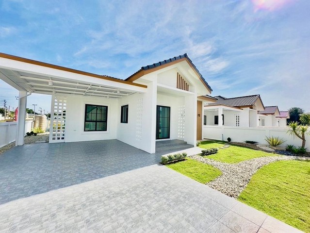 บ้านสร้างใหม่ ชั้นเดียว สวยครบ สไตล์มูจิมินิมอล ท่ารั้ว ดอยสะเก็ด