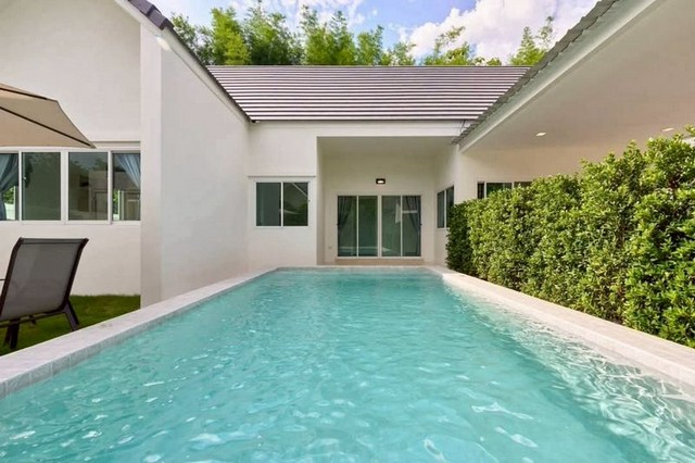 หลุดจอง พูลวิลล่าหรู ขนาดใหญ่ เฟอร์บิวอิน สันทราย