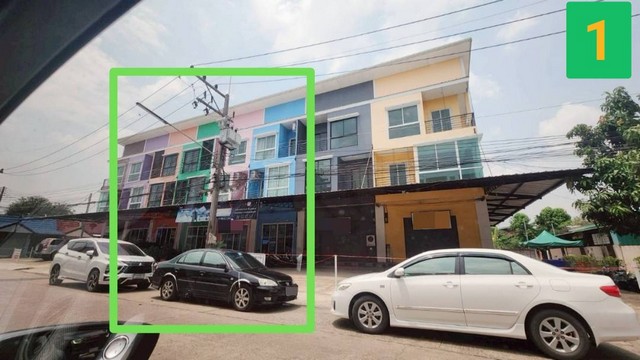 ขายอาคารพาณิชย์ 3.5 ชั้น ทำเลทอง ถนนรังสิต-นครนายก ย่านชุมชน เหมาะทำธุรกิจ ที่อยู่อาศัย 