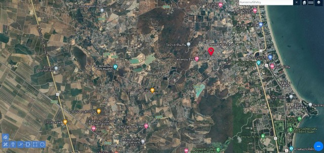 ขายที่เปล่าหัวหินถมแล้วที่เปล่านาตาช้าง1ติดถนนทางหลวงหัวนาทับใต้แหล่งชุมชน หมู่บ้านหัวนา