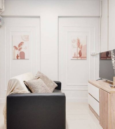 ศรีอนันต์คอนโดทาว์น ห้องชุดรีโนเวทใหม่ สไตล์ Modern หลัง รพ.เทพปัญญา ใกล้ Central Fest 1 นาที