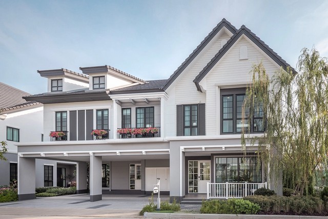 บ้านเดี่ยวหลังใหญ่โครงการใหม่ ณรินสิริ พระรามเก้า-กรุงเทพกรีฑาตัดใหม่ สราญสิริ by แสนสิริ สะพานสูง กรุงเทพมหานคร