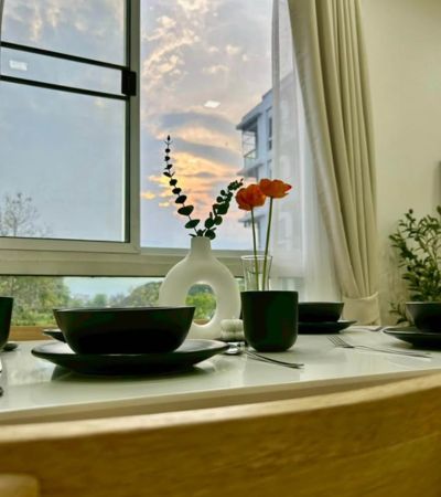 วันพลัส เจ็ดยอด ห้องมุม 2 ห้องนอน วิวดอยสุเทพ เงียบ สงบ พร้อมเฟอร์ครบ ใกล้นิมมาน มช.